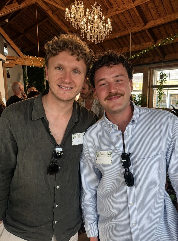 Lucas Dawson with a fellow speaker at Lifecycle Oasis